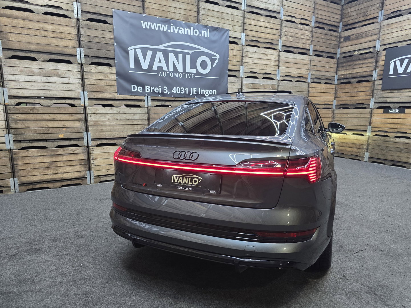 Audi e-tron Sportback S quattro 503PK! S edition 95 kWh Pano ACC Trekhaak 360 BlackPack Keyless 21"LM