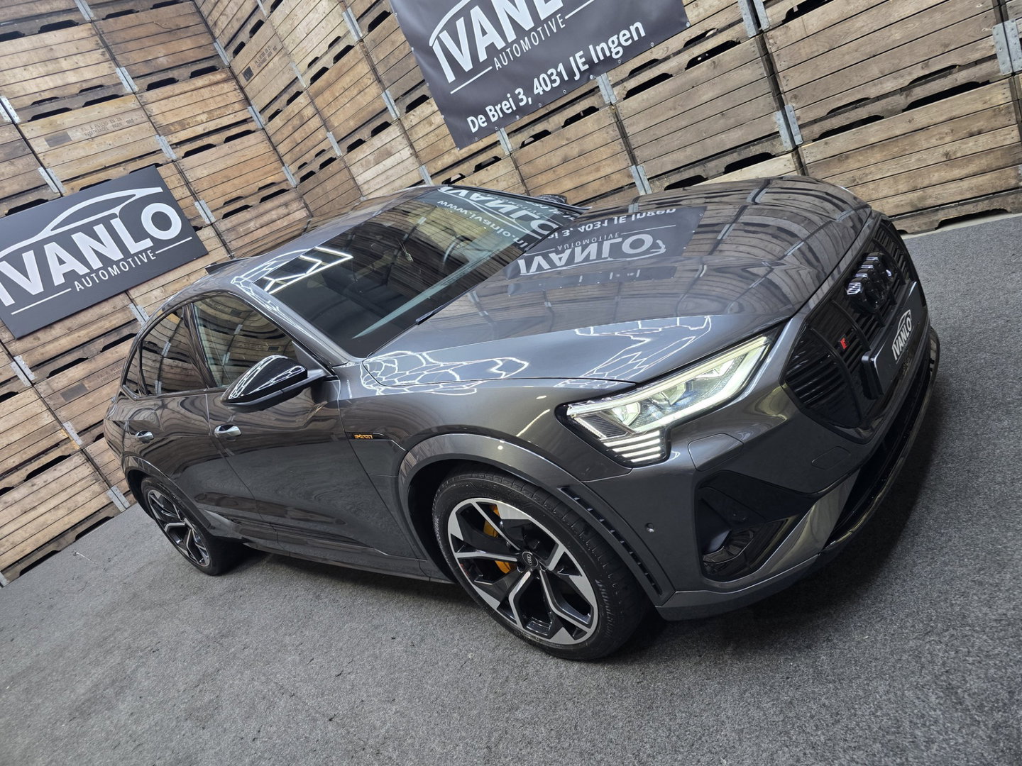Audi e-tron Sportback S quattro 503PK! S edition 95 kWh Pano ACC Trekhaak 360 BlackPack Keyless 21"LM
