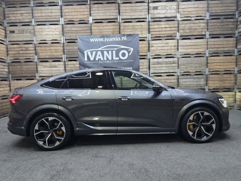 Audi e-tron Sportback S quattro 503PK! S edition 95 kWh Pano ACC Trekhaak 360 BlackPack Keyless 21"LM