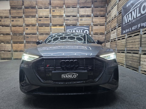 Audi e-tron Sportback S quattro 503PK! S edition 95 kWh Pano ACC Trekhaak 360 BlackPack Keyless 21"LM
