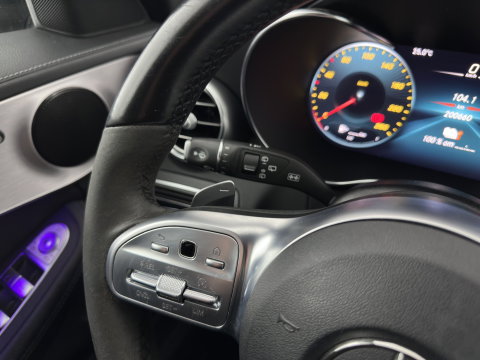 Mercedes-Benz C-Klasse Estate 300 e Business Solution AMG-Limited (Plug-in) {SoH-97%} (INCL-BTW) Aut. *LEATHER-ALCANTARA | MULTIBEAM-LED | NAVI-FULLMAP | TOPVIEW | DAB | CARPLAY | DIGI-COCKPIT | HEATED-SPORTSEATS | KEYLESS | PRIVACY-GLASS | SHIFTPADDLES | TOWBAR | 18"