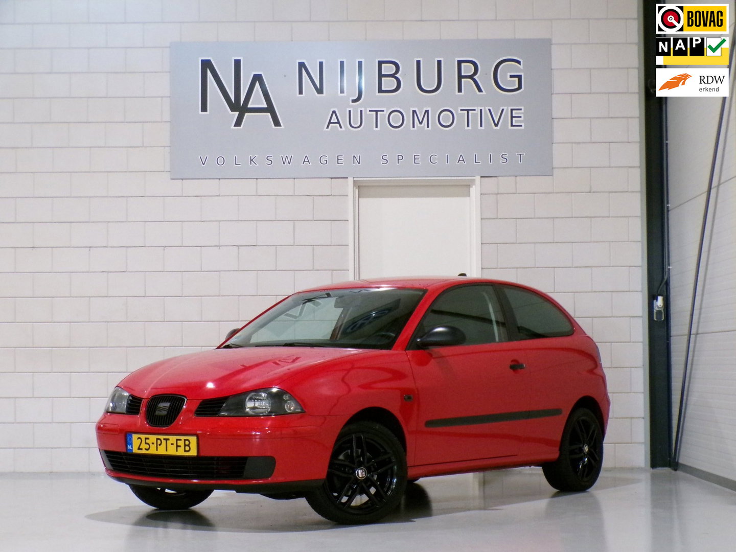 SEAT Ibiza 1.4-16V 75PK "Origineel NL!" Apple-carplay Android-Auto Airco 16"Velgen Bluetooth Navigatie Nieuwe-APK Garantie