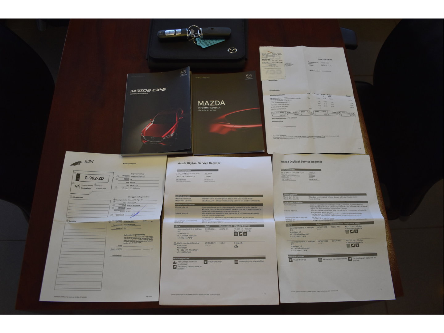 Mazda CX-5 2.0 SkyActiv-G 165 Business Luxury | NL-Auto | Keyless | 360 gr.camera | HUD | Stoelventilatie | BOSE | Carplay | 4-Seasons