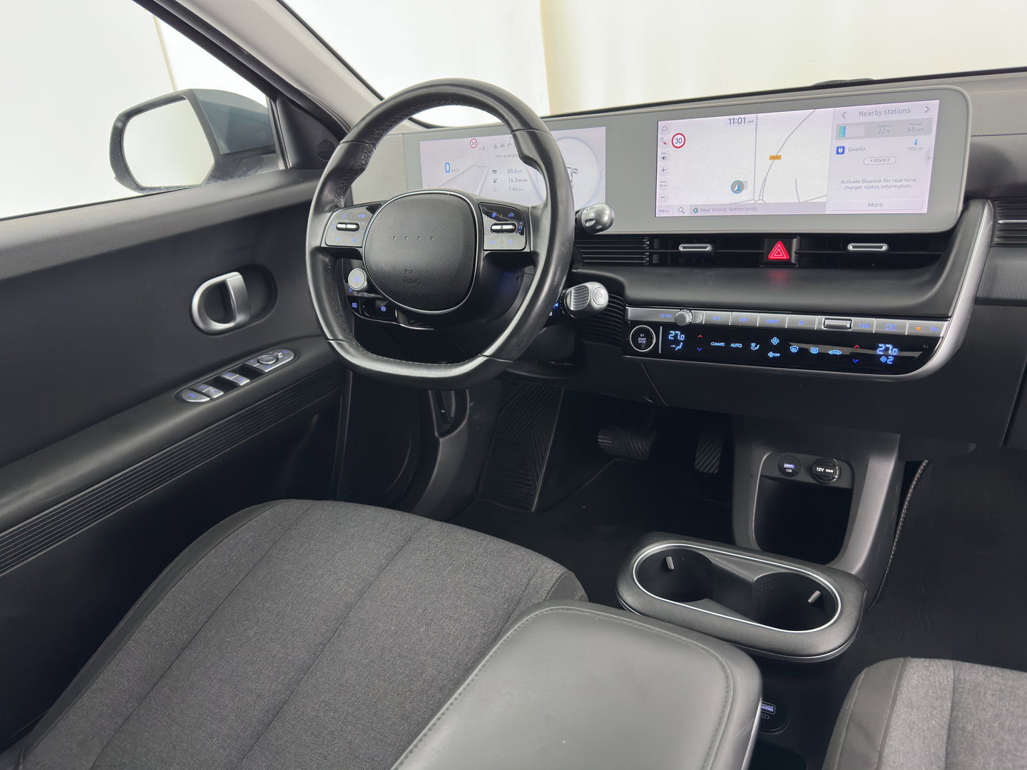 Hyundai IONIQ 5 Style 58 kWh (3-Fase-11kW) {SoH-86%} (INCL.BTW) *HEAT-PUMP | FULL-LED | ADAPTIVE-CRUISE | COMFORT-SEATS | CAMERA | KEYLESS | PRIVACY-GLASS | DAB+ | ECC | PDC | CRUISE | TOWBAR | 19''ALU*