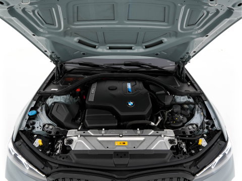 BMW 3-serie 320e M-Sportpack (Plug-in) (INCL.BTW) *LEATHER-MICROFIBRE | FULL-LED | SPORTSEATS | WIDESCREEN-DIGI-COCKPIT | AMBIENT-LIGHT | DAB+ | PRIVACY-GLASS | NAVI-FULLMAP | ECC | PDC | 18''ALU*