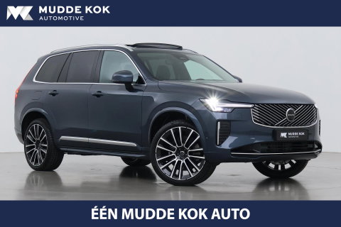 Volvo XC90 T8 Ultra Bright | Luchtvering | B&W | 22 Inch | Panoramadak | Trekhaak | 360° Camera | Head-Up | Massage