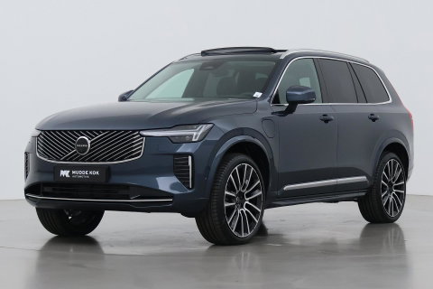 Volvo XC90 T8 Ultra Bright | Luchtvering | B&W | 22 Inch | Panoramadak | Trekhaak | 360° Camera | Head-Up | Massage