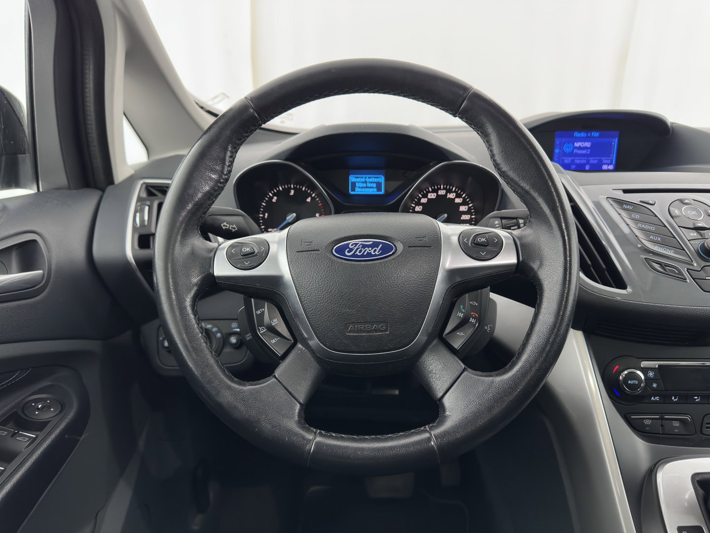 Ford Grand C-Max 2.0 TDCi Titanium Aut. *LEATHER | KEYLESS | HEATED-COMFORTSEATS | PRIVACY-GLASS | ECC | TOWBAR | 17"ALU*