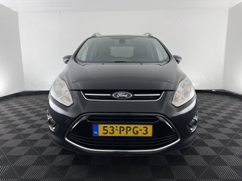 Ford Grand C-Max 2.0 TDCi Titanium Aut. *LEATHER | KEYLESS | HEATED-COMFORTSEATS | PRIVACY-GLASS | ECC | TOWBAR | 17"ALU*
