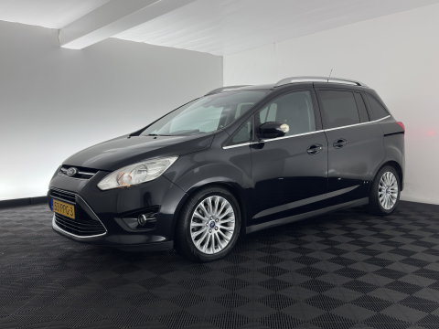 Ford Grand C-Max 2.0 TDCi Titanium Aut. *LEATHER | KEYLESS | HEATED-COMFORTSEATS | PRIVACY-GLASS | ECC | TOWBAR | 17"ALU*