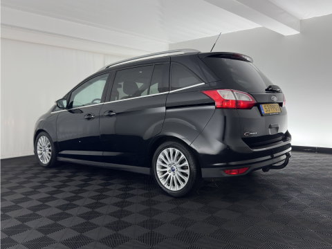 Ford Grand C-Max 2.0 TDCi Titanium Aut. *LEATHER | KEYLESS | HEATED-COMFORTSEATS | PRIVACY-GLASS | ECC | TOWBAR | 17"ALU*