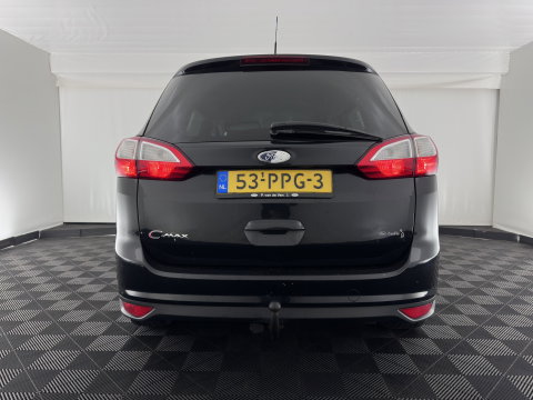 Ford Grand C-Max 2.0 TDCi Titanium Aut. *LEATHER | KEYLESS | HEATED-COMFORTSEATS | PRIVACY-GLASS | ECC | TOWBAR | 17"ALU*