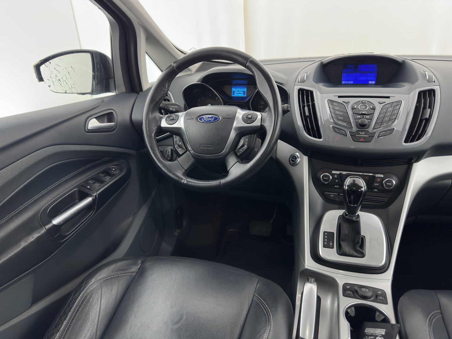 Ford Grand C-Max 2.0 TDCi Titanium Aut. *LEATHER | KEYLESS | HEATED-COMFORTSEATS | PRIVACY-GLASS | ECC | TOWBAR | 17"ALU*