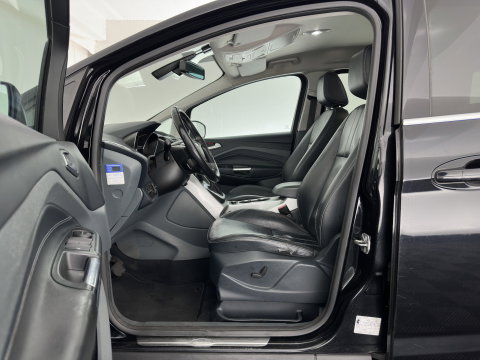 Ford Grand C-Max 2.0 TDCi Titanium Aut. *LEATHER | KEYLESS | HEATED-COMFORTSEATS | PRIVACY-GLASS | ECC | TOWBAR | 17"ALU*