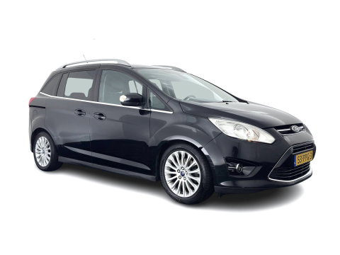 Ford Grand C-Max 2.0 TDCi Titanium Aut. *LEATHER | KEYLESS | HEATED-COMFORTSEATS | PRIVACY-GLASS | ECC | TOWBAR | 17"ALU*