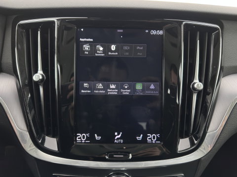 Volvo V60 2.0 D4 Momentum Pro (INCL.BTW) Aut. *LEATHER | FULL-LED | HEATED-COMFORTSEATS | DIGI-COCKPIT | CARPLAY | NAVI-FULLMAP | ECC | PDC | CRUISE | 17''ALU | TOWBAR*