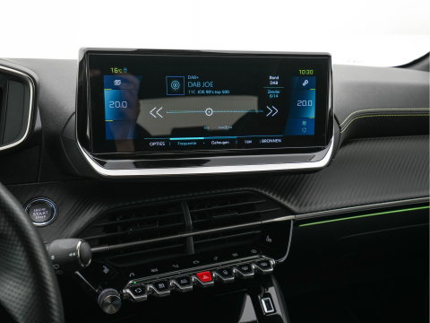 Peugeot e-208 EV GT 350 50 kWh [3-Fase-11kW] *HEATPUMP | FULL-LED | DIGI-COCKPIT | BLINDSPOT | CAMERA | LEATHER-ALCANTARA | AMBIENTLIGHT | NAVI-FULLMAP | LANE-ASSIST | KEYLESS | DAB | CCS-FASTLOADER | HEATED-SPORTSEATS | PRIV