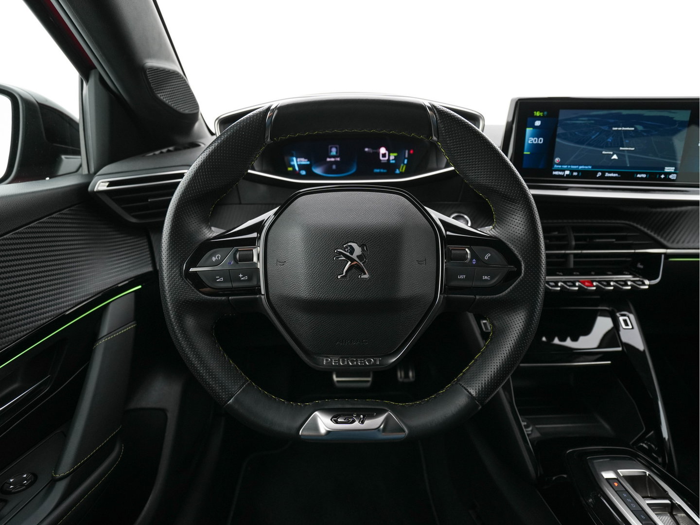 Peugeot e-208 EV GT 350 50 kWh [3-Fase-11kW] *HEATPUMP | FULL-LED | DIGI-COCKPIT | BLINDSPOT | CAMERA | LEATHER-ALCANTARA | AMBIENTLIGHT | NAVI-FULLMAP | LANE-ASSIST | KEYLESS | DAB | CCS-FASTLOADER | HEATED-SPORTSEATS | PRIV