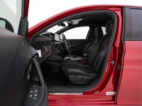 Peugeot e-208 EV GT 350 50 kWh [3-Fase-11kW] *HEATPUMP | FULL-LED | DIGI-COCKPIT | BLINDSPOT | CAMERA | LEATHER-ALCANTARA | AMBIENTLIGHT | NAVI-FULLMAP | LANE-ASSIST | KEYLESS | DAB | CCS-FASTLOADER | HEATED-SPORTSEATS | PRIV