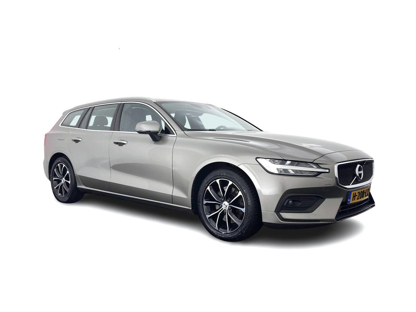 Volvo V60 2.0 D4 Momentum Pro (INCL.BTW) Aut. *LEATHER | FULL-LED | HEATED-COMFORTSEATS | DIGI-COCKPIT | CARPLAY | NAVI-FULLMAP | ECC | PDC | CRUISE | 17''ALU | TOWBAR*