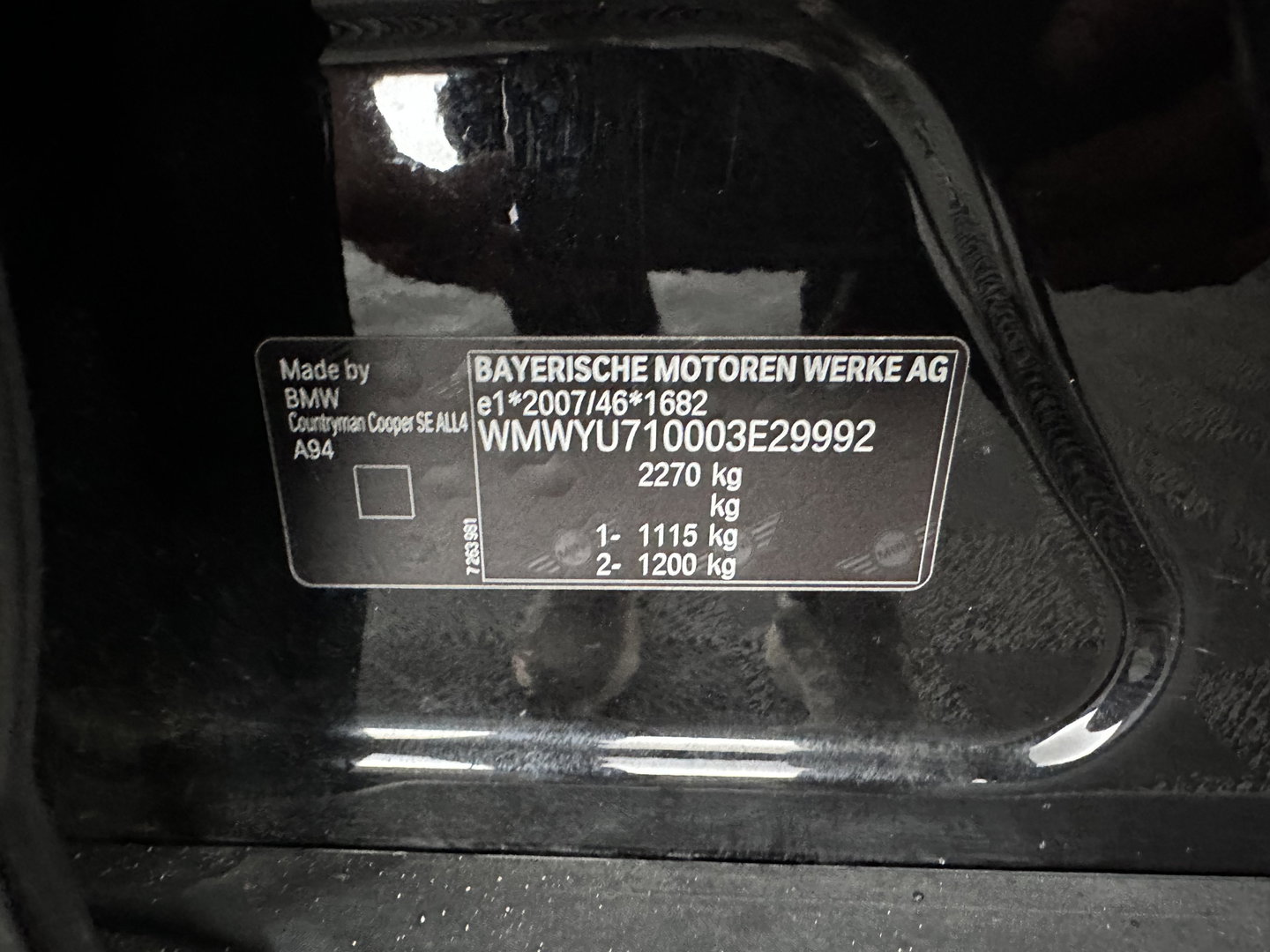 MINI Countryman 1.5 Cooper S E ALL4 Aut. *PANO | LEATHER | FULL-LED | HARMAN/KARDON | ADAPTIVE-CRUISE | CAMERA | SPORTSEATS | PRIVACY-GLASS | NAVI-FULLMAP | ECC | PDC | 19''ALU*