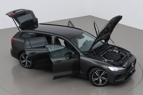 Volvo V60 T6 R-Design | Long Range | ACC | Stoelverwarming | Trekhaak | Camera | Keyless | Memory | 19 Inch