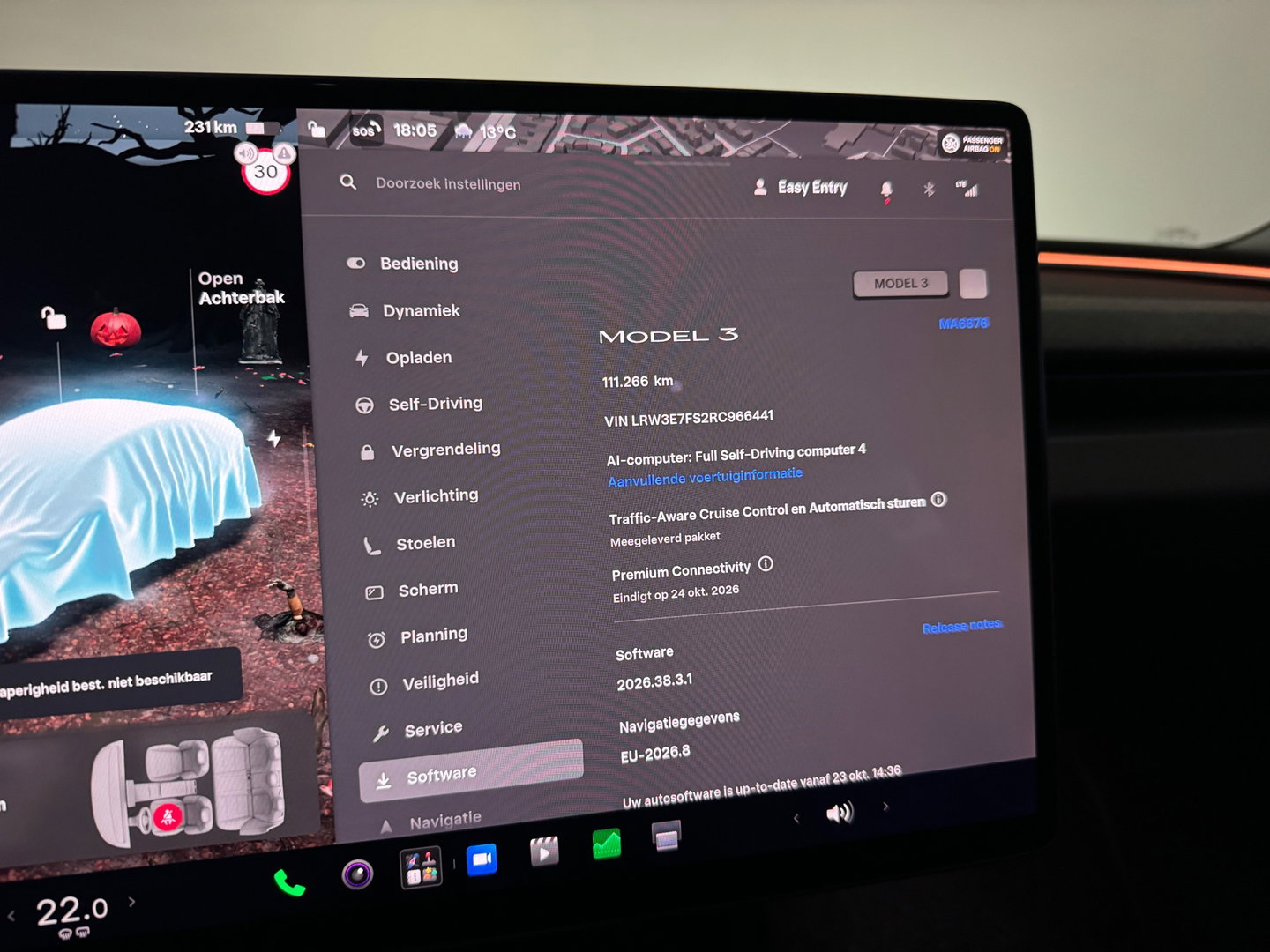 Tesla Model 3 RWD 60 kWh 94% Pano|Self-Drive|Stoelventilatie|Camera
