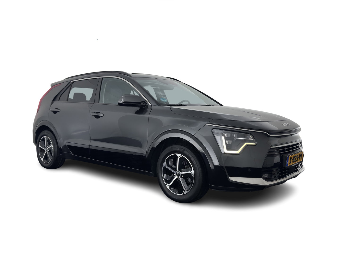 Kia Niro 1.6 GDi Hybrid DynamicPlusLine (INCL.BTW) Aut. *PANO | LEATHER | DIGI-COCKPIT | NAVI-FULLMAP | DAB | ADAPTIVE-CRUISE | CAMERA | HEATED-COMFORTSEATS | KEYLESS | PRIVACYGLASS | SHIFTPADDLES | CARPLAY |  HEAD-UP | ...