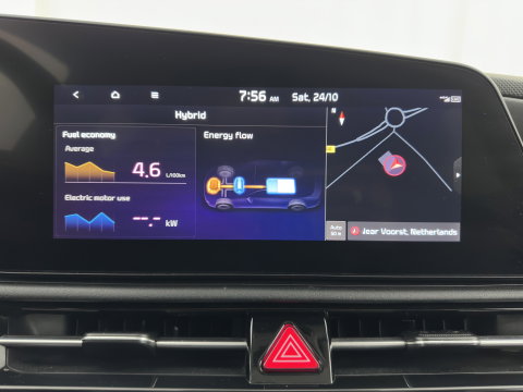 Kia Niro 1.6 GDi Hybrid DynamicPlusLine (INCL.BTW) Aut. *PANO | LEATHER | DIGI-COCKPIT | NAVI-FULLMAP | DAB | ADAPTIVE-CRUISE | CAMERA | HEATED-COMFORTSEATS | KEYLESS | PRIVACYGLASS | SHIFTPADDLES | CARPLAY |  HEAD-UP | ...