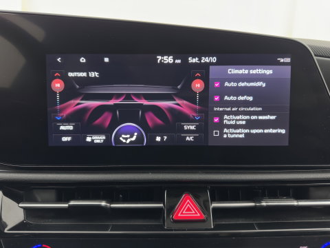 Kia Niro 1.6 GDi Hybrid DynamicPlusLine (INCL.BTW) Aut. *PANO | LEATHER | DIGI-COCKPIT | NAVI-FULLMAP | DAB | ADAPTIVE-CRUISE | CAMERA | HEATED-COMFORTSEATS | KEYLESS | PRIVACYGLASS | SHIFTPADDLES | CARPLAY |  HEAD-UP | ...