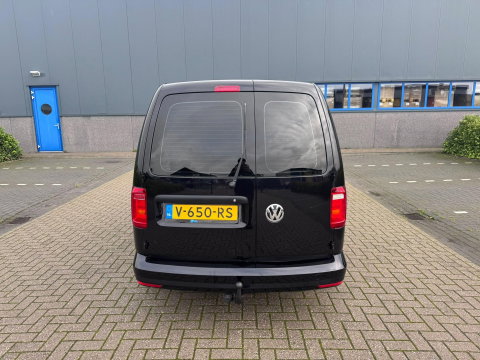 Volkswagen Caddy 2.0 TDI L2 Maxi EURO6 Leer Airco Cruise ZWART LM