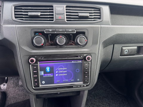Volkswagen Caddy 2.0 TDI L2 Maxi EURO6 Leer Airco Cruise ZWART LM