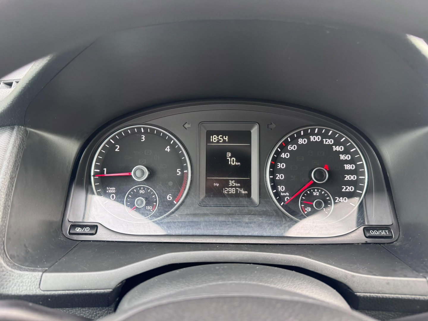 Volkswagen Caddy 2.0 TDI L2 Maxi EURO6 Leer Airco Cruise ZWART LM
