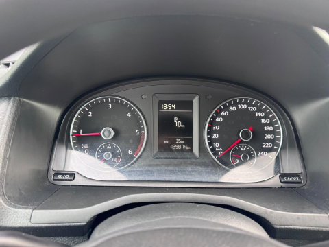 Volkswagen Caddy 2.0 TDI L2 Maxi EURO6 Leer Airco Cruise ZWART LM