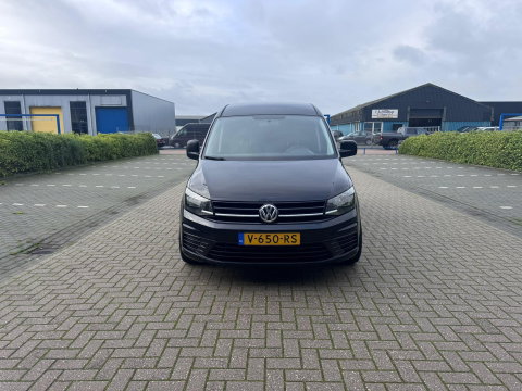 Volkswagen Caddy 2.0 TDI L2 Maxi EURO6 Leer Airco Cruise ZWART LM