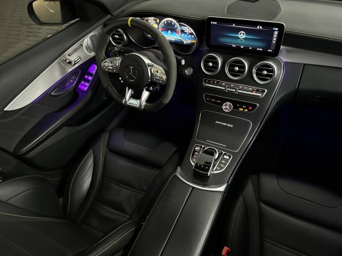 Mercedes-Benz C-Klasse AMG 63 S Pano|360 Camera|Keyless|Dodehoek|HuD