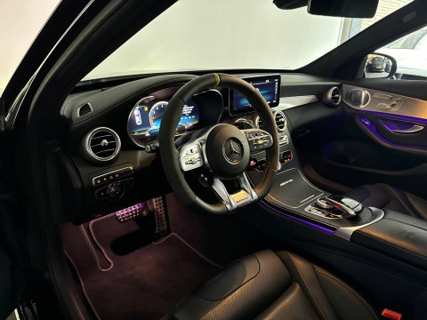 Mercedes-Benz C-Klasse AMG 63 S Pano|360 Camera|Keyless|Dodehoek|HuD