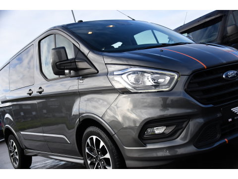 Ford Transit Custom 290 2.0 TDCI L1H1 Sport DC Cruise, Camera, Carplay, Leder, LED, 170pk, 2 x Schuifdeur, Automaat, Stoelverwarming, Uniek!