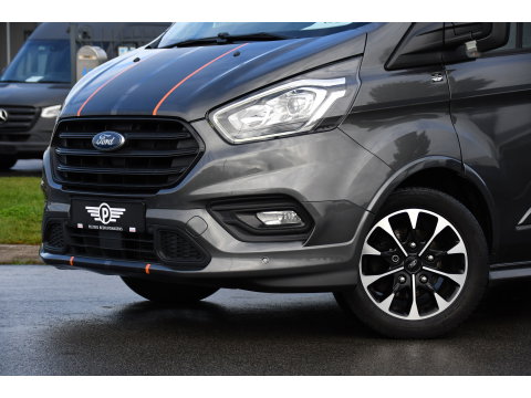 Ford Transit Custom 290 2.0 TDCI L1H1 Sport DC Cruise, Camera, Carplay, Leder, LED, 170pk, 2 x Schuifdeur, Automaat, Stoelverwarming, Uniek!