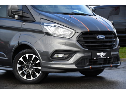 Ford Transit Custom 290 2.0 TDCI L1H1 Sport DC Cruise, Camera, Carplay, Leder, LED, 170pk, 2 x Schuifdeur, Automaat, Stoelverwarming, Uniek!