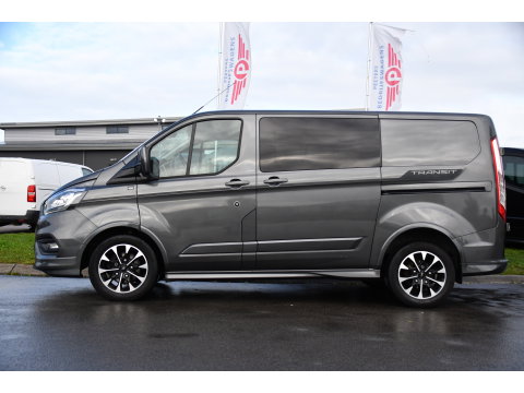 Ford Transit Custom 290 2.0 TDCI L1H1 Sport DC Cruise, Camera, Carplay, Leder, LED, 170pk, 2 x Schuifdeur, Automaat, Stoelverwarming, Uniek!