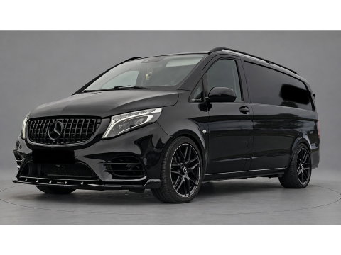 Mercedes-Benz Vito 116 CDI L2 AMG Black Edition Camera, Cruise, Carplay, LED, Multiemedia, Leder, 164pk, Automaat, Trekhaak, Uniek!