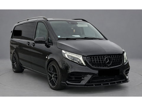 Mercedes-Benz Vito 116 CDI L2 AMG Black Edition Camera, Cruise, Carplay, LED, Multiemedia, Leder, 164pk, Automaat, Trekhaak, Uniek!