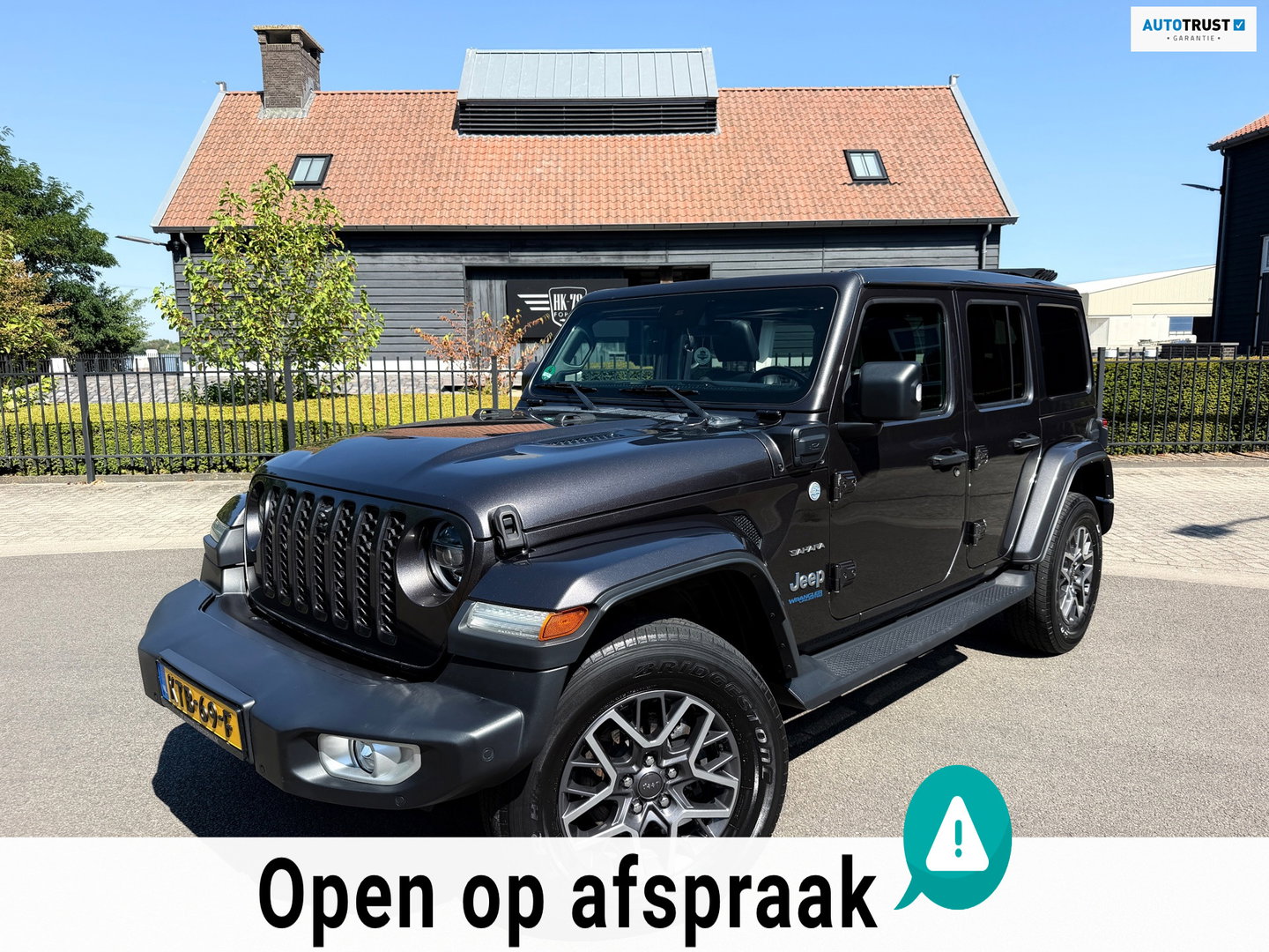 Jeep Wrangler UNLIMITED Jeep Wrangler 380 Sahara 2.0 PHEV Softtop AWD 4x4 Leer Navi Led-Xenon