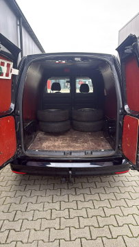 Volkswagen Caddy 2.0 TDI L2 Maxi EURO6 Leer Airco Cruise ZWART LM