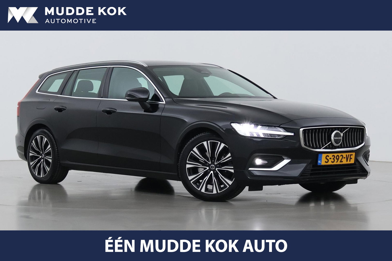 Volvo V60 B4 Plus Bright | ACC | Harman/Kardon | Trekhaak | 360° Camera | Stoel+Stuurverwarming | Keyless | Leder | 18 Inch