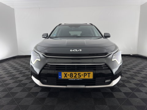 Kia Niro 1.6 GDi Hybrid DynamicPlusLine (INCL.BTW) Aut. *PANO | LEATHER | DIGI-COCKPIT | NAVI-FULLMAP | DAB | ADAPTIVE-CRUISE | CAMERA | HEATED-COMFORTSEATS | KEYLESS | PRIVACYGLASS | SHIFTPADDLES | CARPLAY |  HEAD-UP | ...