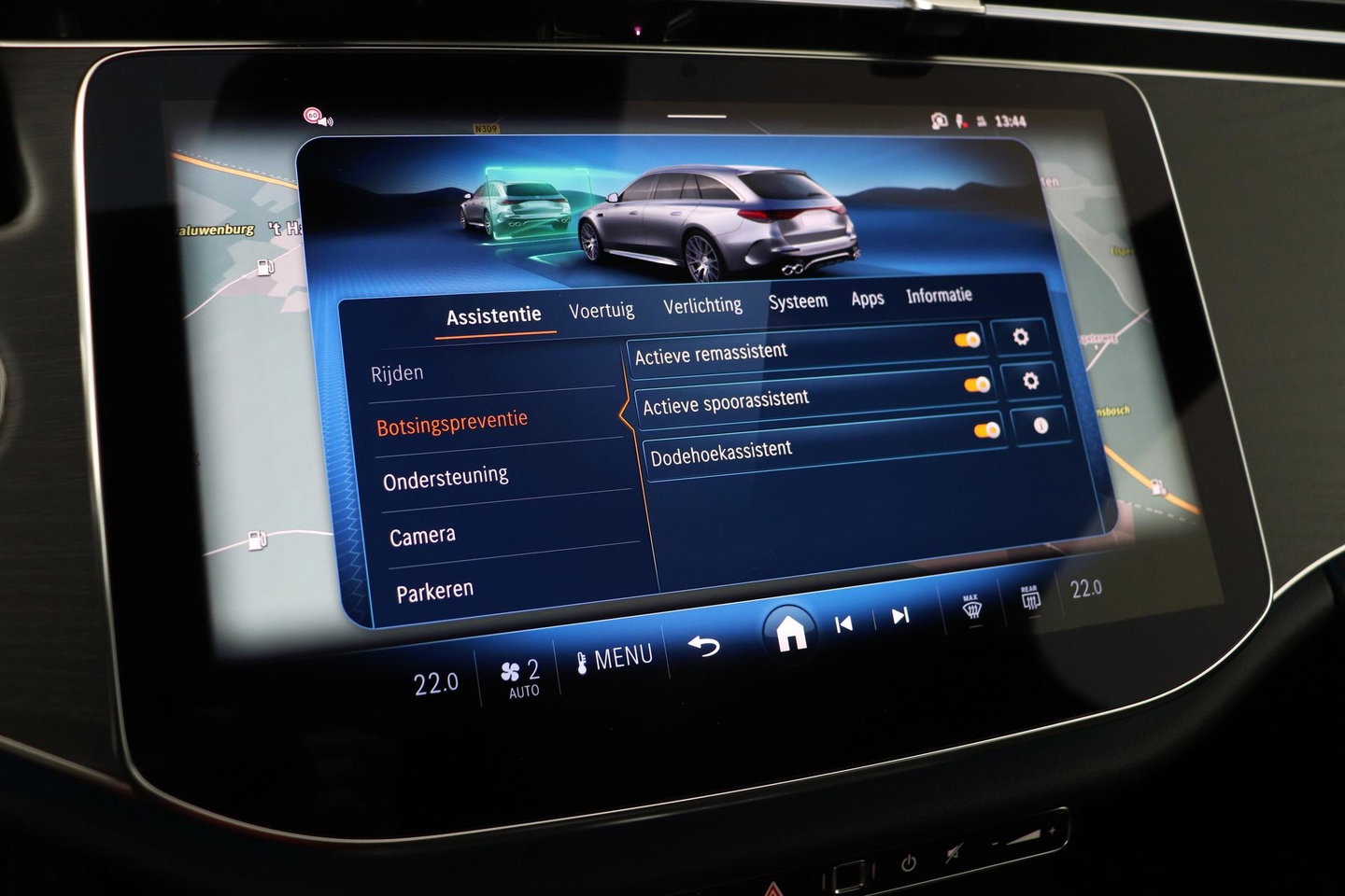 Mercedes-Benz E-Klasse AMG 53 4MATIC+ | Achterasbesturing | 360° Camera | Trekhaak | Keyless | Stoelverwarming | 20 Inch