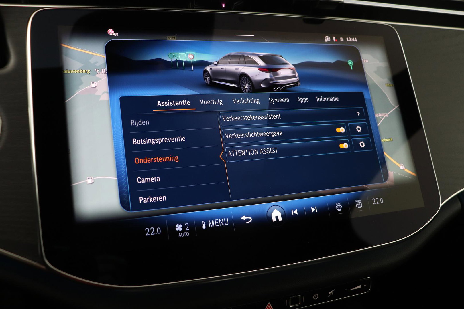 Mercedes-Benz E-Klasse AMG 53 4MATIC+ | Achterasbesturing | 360° Camera | Trekhaak | Keyless | Stoelverwarming | 20 Inch