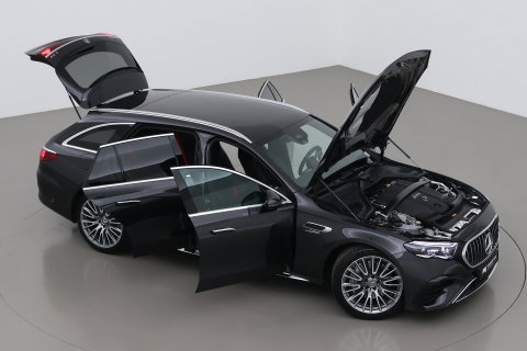 Mercedes-Benz E-Klasse AMG 53 4MATIC+ | Achterasbesturing | 360° Camera | Trekhaak | Keyless | Stoelverwarming | 20 Inch